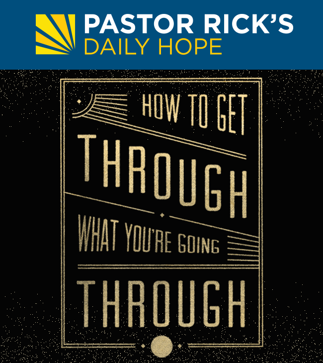 How to Get Through What You’re Going Through