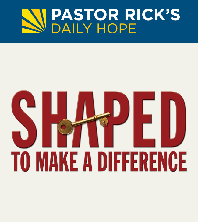 Shaped to Make a Difference 2024