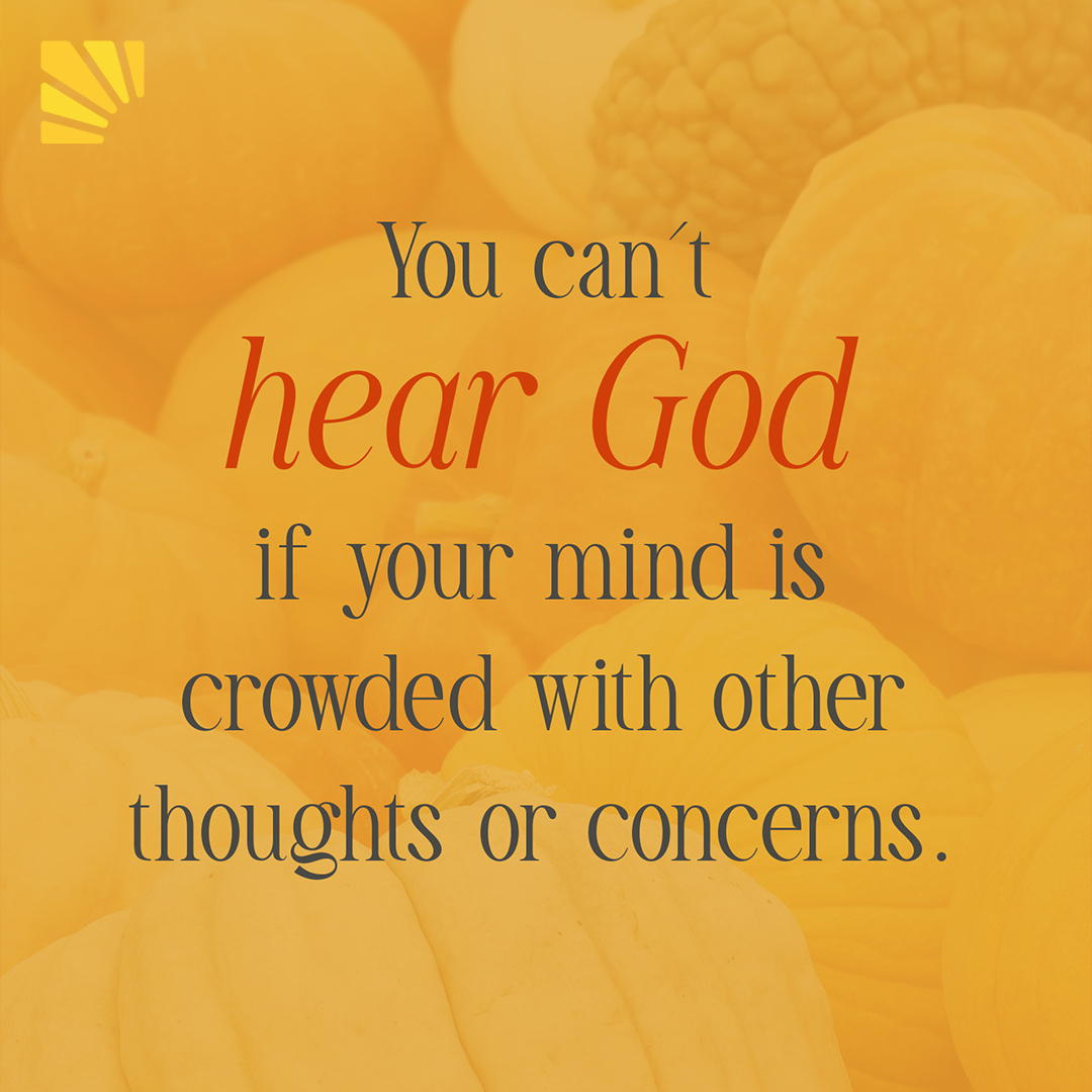 Three Things That Keep Us from Hearing God